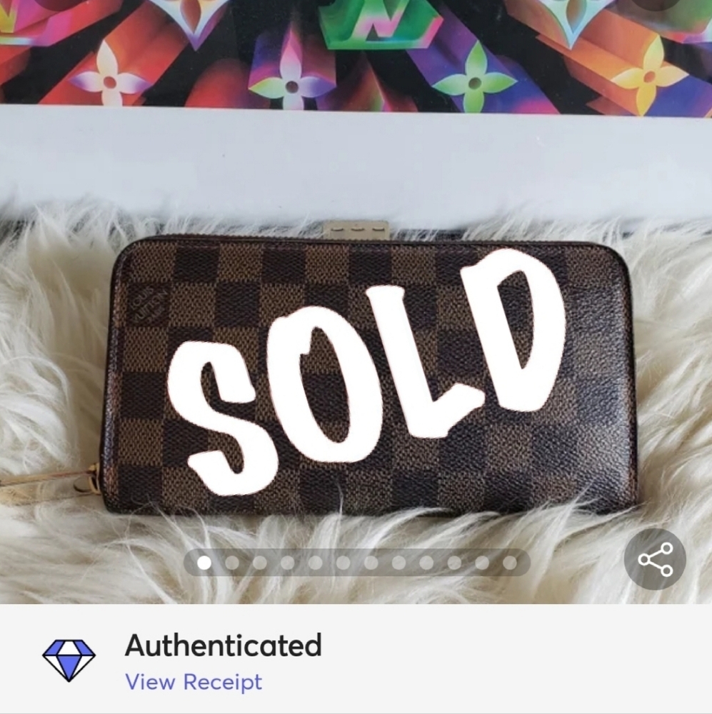 Louis Vuitton Zippy Damier Ebene Long Wallet